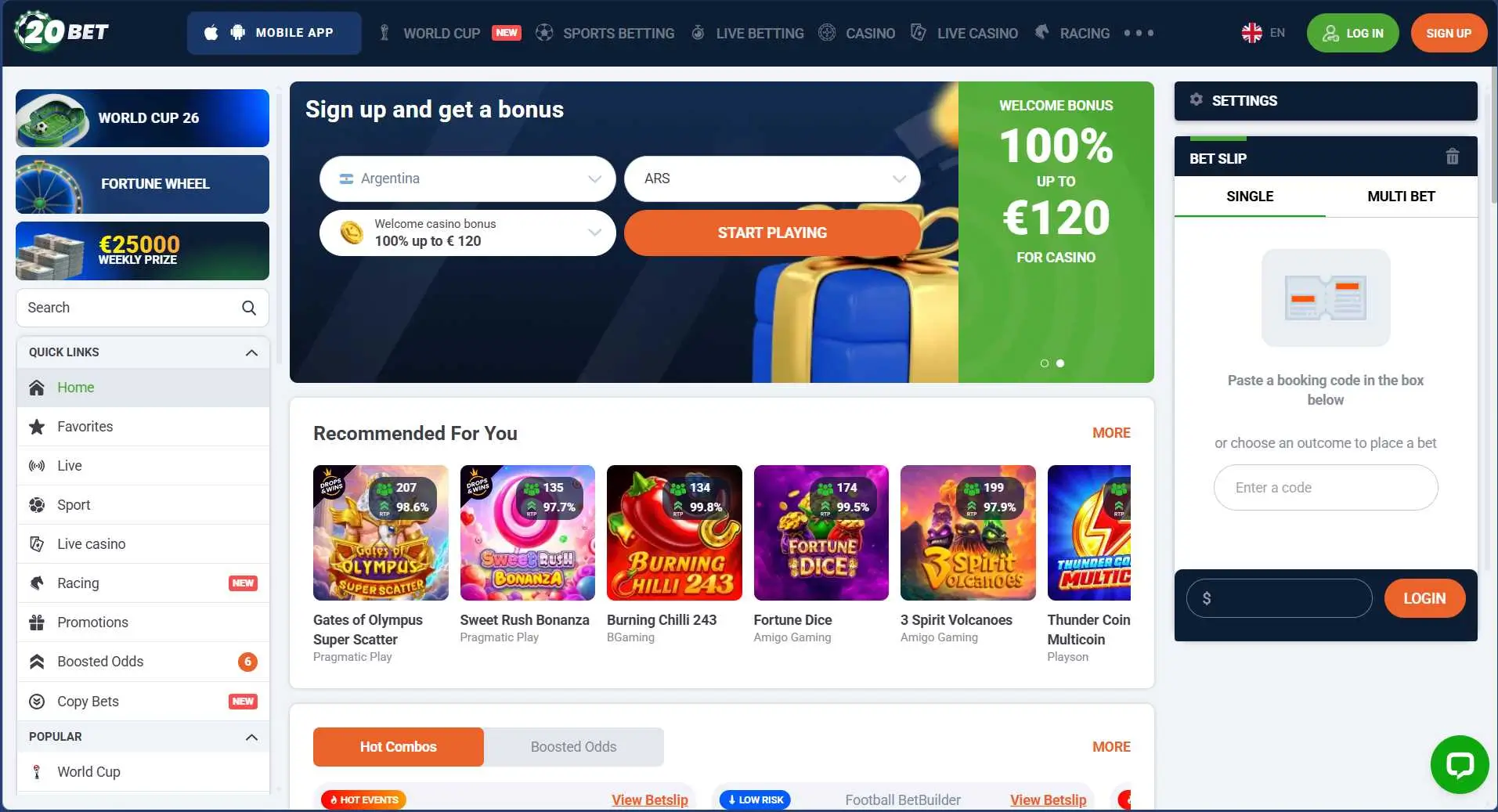 20Bet Casino